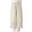 E212-Beige, variant on hengsof Girls Spring Summer Solid Elastic Waist Casual Pants Cute Ruffle Hem Cotton Loose Comfortable Long Pants for 2-14 Years Kids
