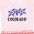 thumbnail image 3 of Inktastic Colorado Columbine Flowers Gift Toddler Girl Dress, 3 of 4
