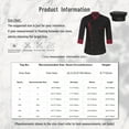 thumbnail image 6 of Doomiva Long Sleeve Chef Coat Jacket with Hat Lightweight Button Restaurant Kitchen Chef Uniform White XL, 6 of 6