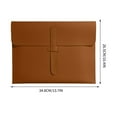 thumbnail image 3 of UsRHHA Leather File Briefcase, Business Contract Document Folder, Thickened Waterproof Portfolio Bag, 3 of 5