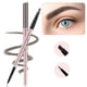 thumbnail image 1 of Lápices de cejas TurritopsisD, paquete de 2 lápices de cejas profesionales, puntas dobles, retráctiles, impermeables, cejas naturales, maquillaje, color caqui y marrón, 1 of 5