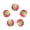 Large size 5, variant on Bouncy Pet Dog Balls Silica Gel Material Puppy Ball Set Indoor Outdoor Interactive Playing for Puppies and Small Dogs Colorful Stripe for Home Training Kids Play