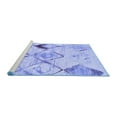 thumbnail image 2 of Ahgly Company Machine Washable Indoor Rectangle Abstract Blue Contemporary Area Rugs, 5' x 8', 2 of 4