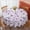 Butterfly And Floral, variant on Butterfly and Floral Purple Pattern Round Tablecloth 70"x70", Wrinkle Resistant Wipeable Table Cover for Kitchen Dining Room Picnic Patio and Party