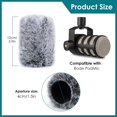 thumbnail image 3 of Funda Pop Filter Furry para micrófono de podcasting Rode PodMic, 3 of 7