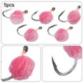 thumbnail image 3 of 5Pcs/Box Luya Milk Fishing Egg Fly Hook Floating Water Nymph Wet Fly, 3 of 8
