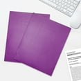 Shop Pen + Gear 3Prong Paper Portfolios with Pockets, 50Count, Purple