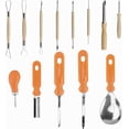 thumbnail image 3 of Tignapoo Professional Pumpkin Carving Kit for Kids - Stainless Steel Tools for 3D Pumpkin Design, Includes Scoop, Saws, Punches, Engraving Pen & Nylon Case, 3 of 6