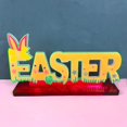 thumbnail image 4 of 4 1 Juego de conejo de Pascua, decoración de escritorio, Molde de resina Epoxy, letrero de mesa, placa, figuritas, adorno, molde de silicona, manualidades, herramientas para hacer, 4 of 5