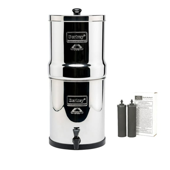 Big Berkey Water Filter 2 Black Carbon Filters - 2.25 Gallons