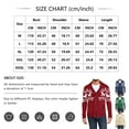 thumbnail image 3 of Domuza Mens Cardigan Sweater Shawl Collar Button Down Casual Long Sleeve Knitted Sweaters Fall Winter Fashion Regular Fit Comfortable Soft Outwear Red L, 3 of 5