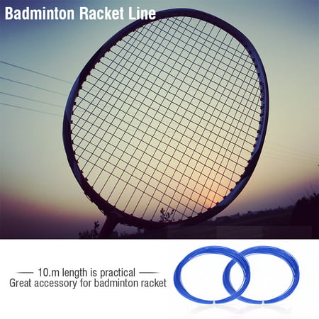 Racket String,Ymiko 6Colors 10m Durable Nylon High Flexibility Badminton Racket Racquet String