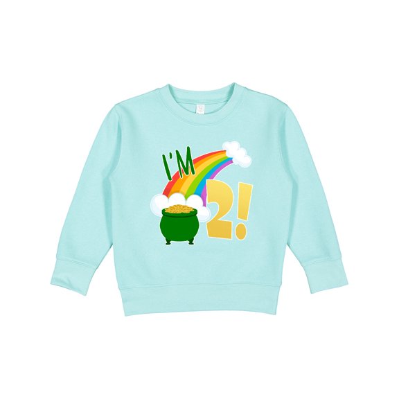 Inktastic I'm Two St. Patrick's Day Second Birthday Toddler Sweatshirt