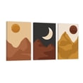 thumbnail image 1 of Cuadro Decorativo Tríptico Vertical Montañas y Lunas Canvas Revolution Set De 3 Cuadros 30x45 cm, 1 of 5