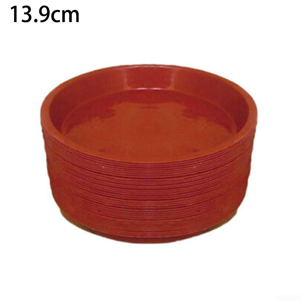 10PCS/set Round Strong Plastic Plant Pot Saucer Base Water-Tray Saucers Drip 