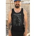 thumbnail image 4 of Freedom Isn't Free Tank Top American Hero Patriotic Soldier DD 214 POW MIA Military Warrior Veterans Day Men's Top, 4 of 7