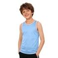 thumbnail image 5 of BFHHYA Youths Quick Dry Athletic Shirts Mesh Sleeveless Round Neck Tops Casual Basketball Jerseys Boys Girls Size 3-18 Years, 5 of 6