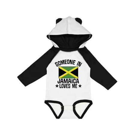 

Inktastic Jamaican Vacation Someone in Jamaica Loves Me Gift Baby Boy or Baby Girl Long Sleeve Bodysuit