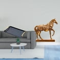 thumbnail image 2 of Elegante bandeja rectangular con figura de caballo decorativa para el hogar, hotel, bar, oficina. Ideal para pasteles, aperitivos, café o té. Escultur, 2 of 8