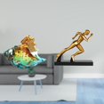 thumbnail image 2 of Figura De Caracol De Cristal, Escultura De Arte Abstracto De Animal Marino Moderno, Adorno Para La Entrada De La Oficina En Casa, Decoración De Mesa, Mesita De Noche., 2 of 8