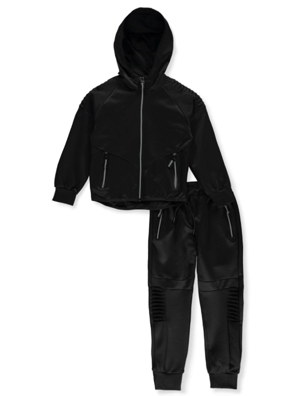 Rebel Boys' Reflective 2Piece Neoprene Tracksuit Pants Set (Toddler