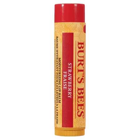 Burt's Bees 100% Natural Origin Moisturizing Lip Balm, Strawberry 4.25 g