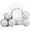 Grey Sheep, variant on Baby Safe & Hypoallergenic Wool Dryer Balls, Organic XL 6-Pack – 100% Wool, Chemical Free Fabric Softener for 1000+ Loads, Softens and Fluffs Fabrics Naturally