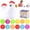 Fruits & Vegetables, variant on Easter Eggs Toys for Toddlers, 12 Pcs Montessori Matching & Stacking Learning Educational Set, Push Pull Chicken Carton, Shape Color Sorting Fine Motor Sensory Gift for Boys Girls,Numbers