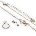 thumbnail image 5 of Claire's Teen Mixed Metal Jewelry Bundle with Gemstone Cubic Zirconia Heart and Infinity Symbols, 5 of 5