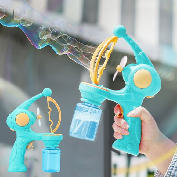 Clearance under $5 Fufafayo Bubble Gun Machine for Kids, Bubble Gun with Bubble Solutions for Boys Girls, Bubble Blaster for Summer Toy, Party Favors, Outdoor & Indoor Activity,Bubble Blower