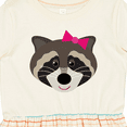 thumbnail image 4 of Inktastic Raccoon Girl Animal Girls Toddler Dress, 4 of 5