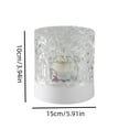 thumbnail image 3 of Snmubt Ambient Light Ambient Night Light Gift Bedroom Bedside Lamp Flame Table Lamp Rotating Night Projection Light Smart (White), 3 of 9