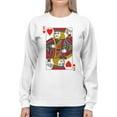 thumbnail image 2 of King of Hearts Vibrant Men's Sweatshirt, 2 of 3