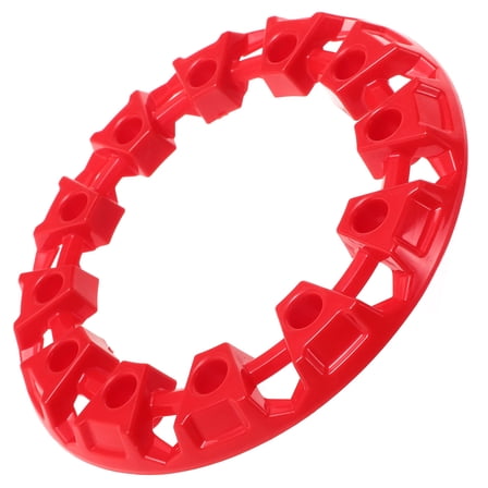 BESTYASH Wheel Rim Cover Hubcaps Red Plastic 1Pack