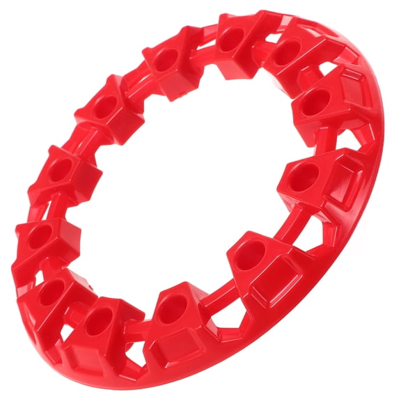 BESTYASH Wheel Rim Cover Hubcaps Red Plastic 1Pack