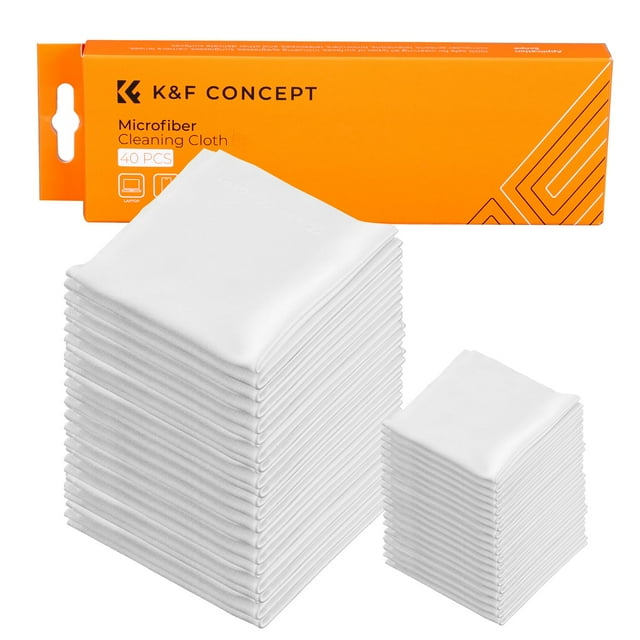 Paquete de 3 paños de limpieza de microfibra K&F CONCEPT de 15 x 15 cm