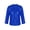Royal Blue, variant on TSSOE Boys Girls Sparkly Metallic Long Sleeve Loose T-Shirt Jazz Hip Hop Dance Top Performance Costume Dancewear Black 4-5