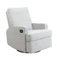 thumbnail image 3 of Second Story Home Tucker Upholstered Swivel Manual Recliner- Gray, 3 of 4