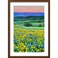 thumbnail image 2 of Art.com USA, Oregon, Columbia River Gorge landscape of field and Mt. Hood Photographic Print by Hollice Looney, Brown Frame Wall Art, 17" x 23", 2 of 5