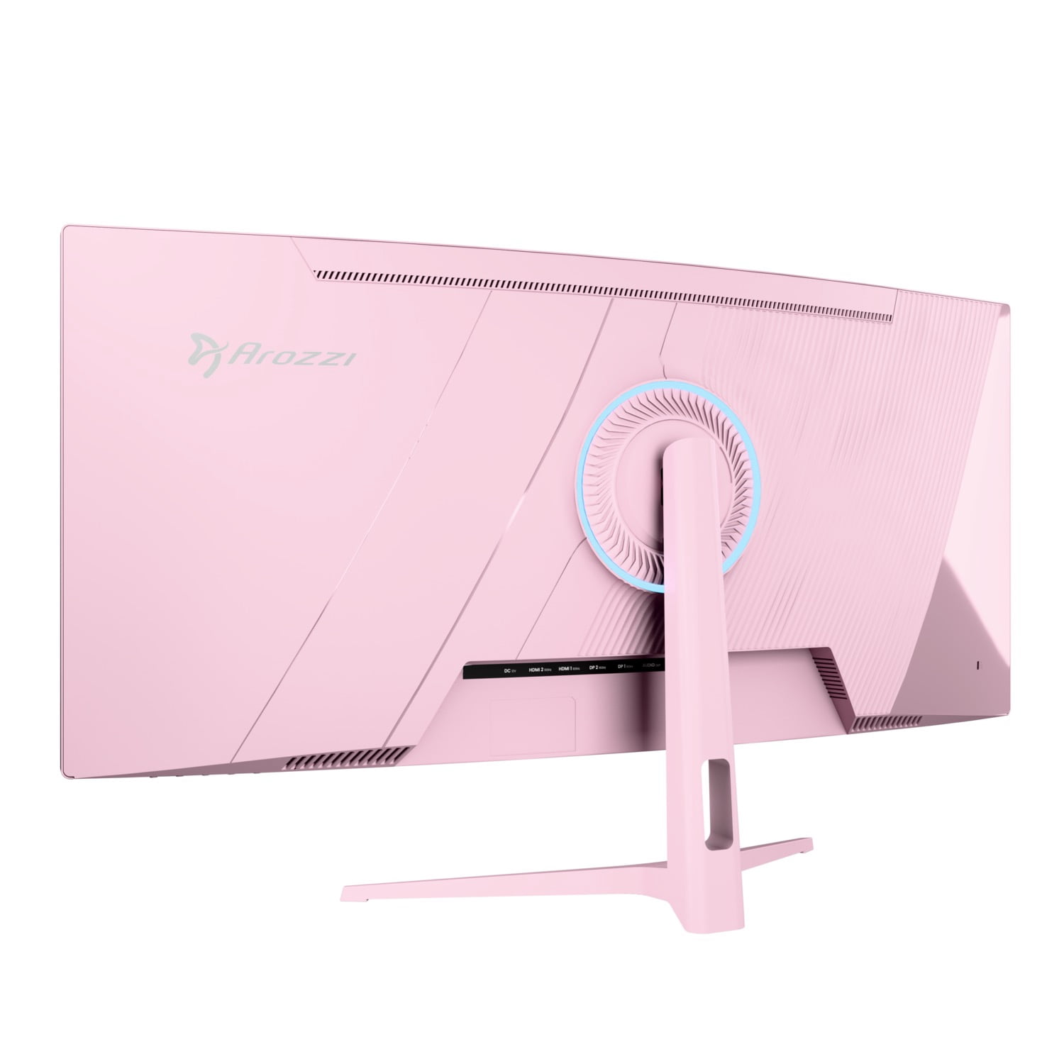 Arozzi Nova 34" Ultrawide Curved Gaming Monitor – VA, 3440x1440 UWQHD, 165Hz, 1ms, HDR10 – Pink