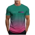 thumbnail image 3 of Wavsuf Mens Graphic Tees Men T Shirts Short Sleeve Retro Round Neck Cotton T Shirt Mint Green Size M, 3 of 6