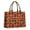 Checkered Pumpkin Halloween, variant on Large Capacity Tote Bag,Checkered Pumpkin Halloween Pattern Handbag Fashion Luxury Tote Bag,15.7"x13"x 5.1" Inches,Laptop Compatible