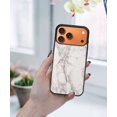 thumbnail image 5 of WIRESTER Shockproof Soft Rubber Cover Case for Apple iPhone 17 Pro Max 6.9" 2025, Cream Stone Marble, 5 of 5