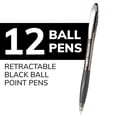 thumbnail image 3 of BIC Glide Black Retractable Ballpoint Pens, Medium Point (1.0mm), 12-Count, Black, 3 of 9