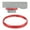 Red, variant on Camera Lens Decoration Ring Caps for GR3X and GR3X HDF, Aluminum Alloy, Camera Lens Accessory, Easy Install