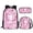 Rose Flower Horse Heart Print, variant on Binienty Floral Horse Backpack for Girls 10-12 Black School Bag with Lunch Box Pencil Bag Set of 3 Large Capacity Kids Rucksacks for Elementary Middle High School Students