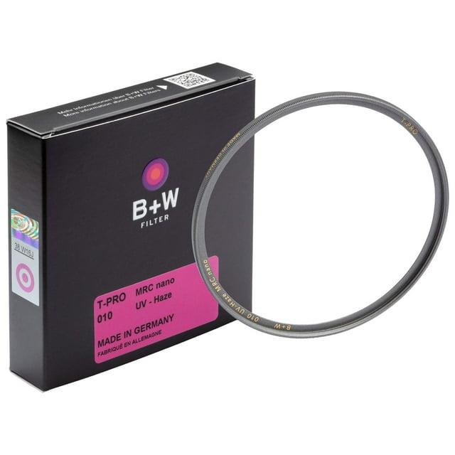 Filtro de lente de cámara B+W 72" UV-Haze Ultra Slim T-PRO