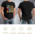 thumbnail image 5 of What We Learn From Black History Men's HD Print Classic Short Sleeve T-Shirts Black XL, 5 of 7