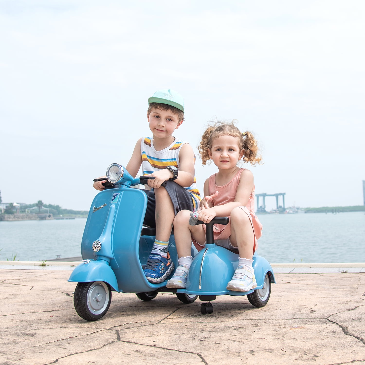 CIPACHO 6V Kids Ride On Motorcycle Toy, 3-Wheel Battery Powered Motorbike for Kids Aged 3-8 Years with Music, Electric Kids Car, Blue CIPACHO 6V Kids Ride On Motorcycle Toy, 3-Wheel Battery Powered Motorbike for Kids Aged 3-8 Years with Music, Electric Kids Car, Blue