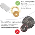 thumbnail image 3 of 12 Pack Fairy Lights Battery Operated String Lights 7ft 20 Led Jar String Lights Waterproof for Party Wedding Christmas Valentines Day Decoration (Warm White), 3 of 6